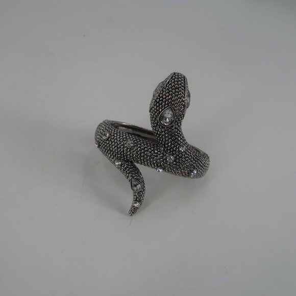 Snake Style Rhinestone Bracelet Hinge Style Closure - Picture 2 of 5